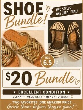 💜💜💜Shoe Bundle $20
